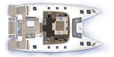 Lagoon 51- Deck arrangement